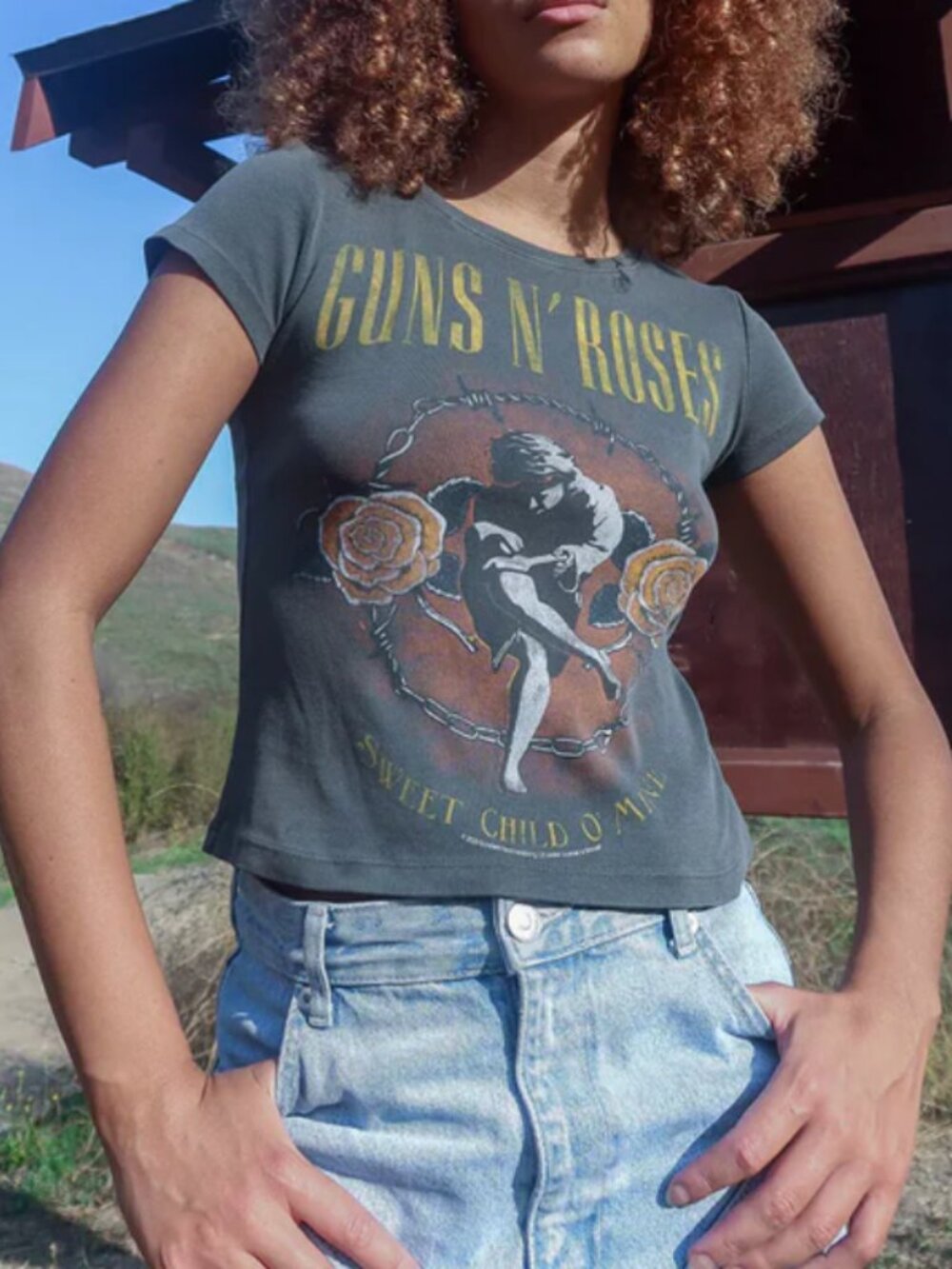 Graphic Tee People of Leisure x Guns N' Roses “Sweet Child O' Mine" Shrunken Tee